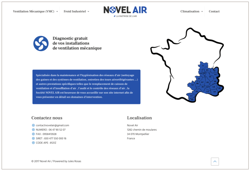 Novel Air Site Internet